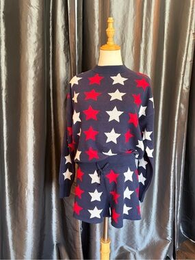 Beach Riot 2 Piece Navy Knit Set
